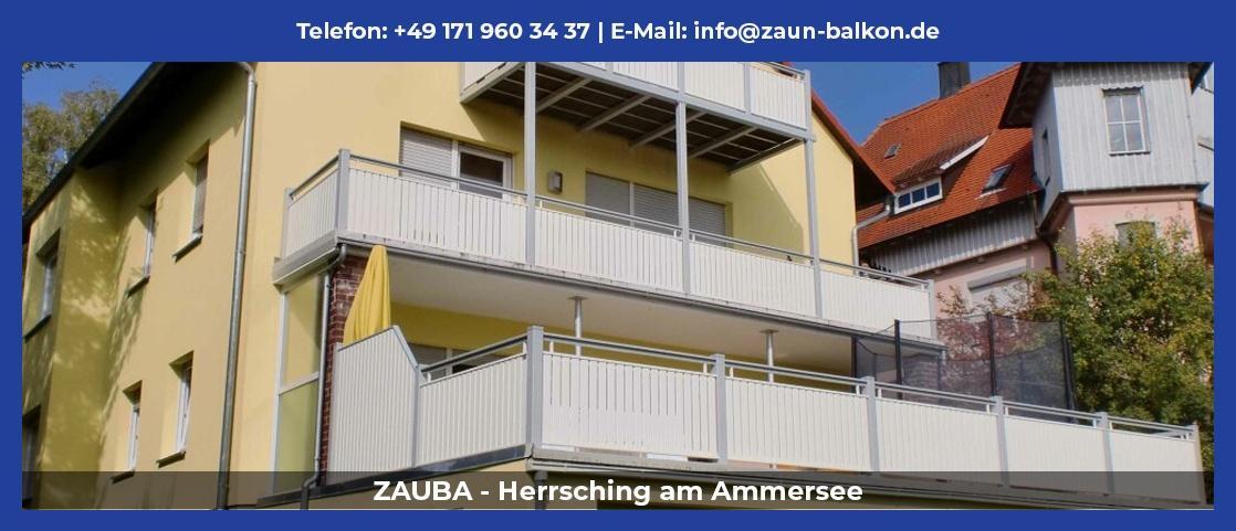 Balkonbau Villenbach ↗️ ZAUBA - Balkongeländer, Terrassenüberdachung